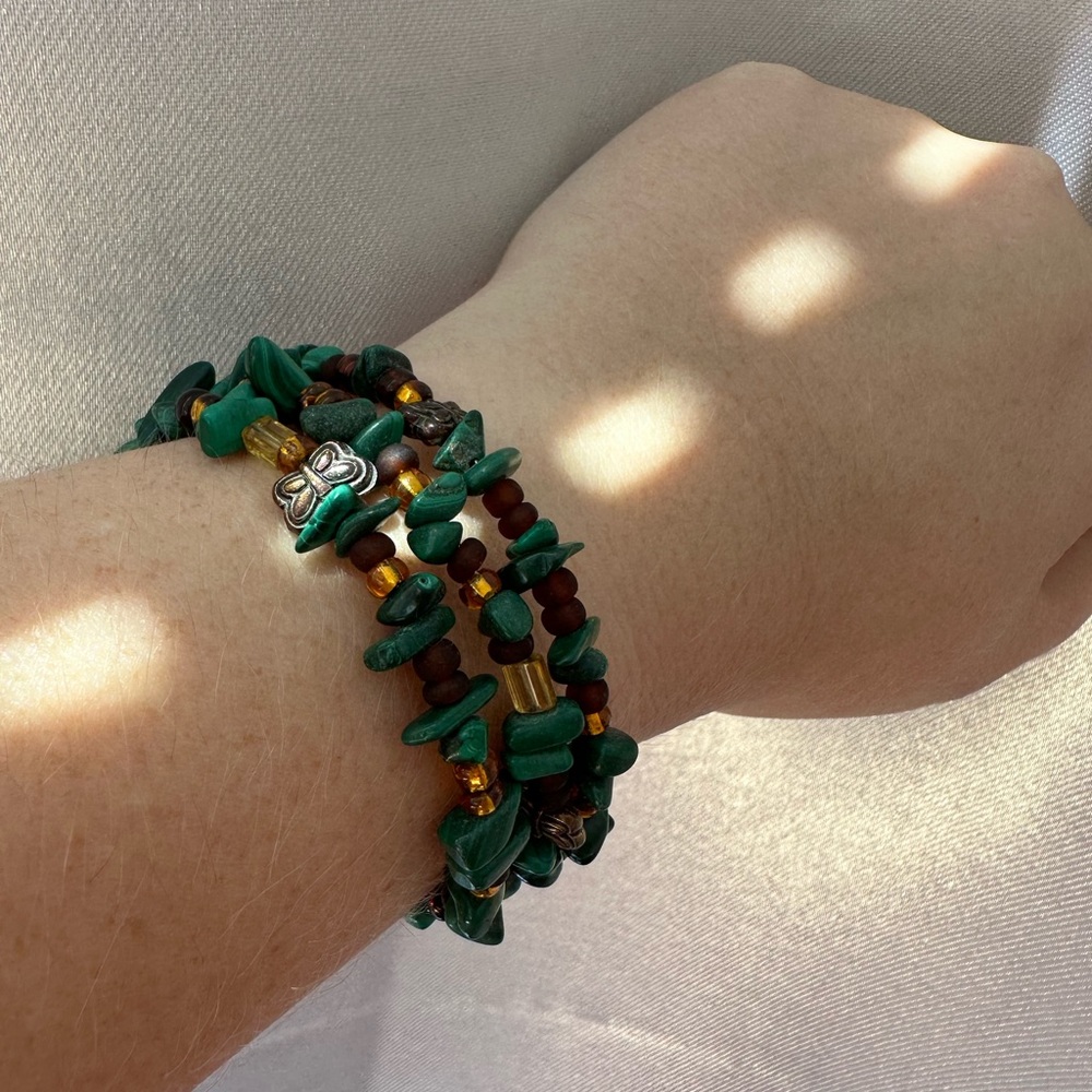 Handmade wrap bracelet - Picture 2 of 4